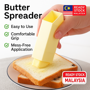 HOME BEST 1pc Butter Stick Holder Spreader Storage Container Corn Pancakes Waffles Bagels Toast Bread Roti Spread Penyebar Pemegang Penyimpanan Mentega 牛黄油涂抹棒 FZ1-0156