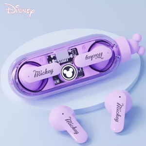 Disney Mickey Minnie 𝟏𝟎𝟎%𝐎𝐑𝐈 Q11 TWS Earphones RGB Wireless Bluetooth Headphones Game/Music Dual Mode Noise Cancelling Gaming Earbuds with Mic
