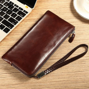 FCNew Mens Wallets Classic Long Style Card Holder Male Purse High Quality Zipper Large Capacity Phone Wallet For Men and Women