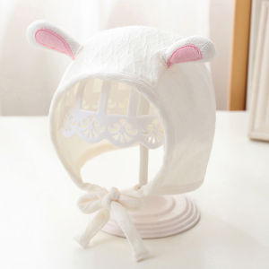 หูกระต่ายหมวกเด็กน่ารักฤดูใบไม้ผลิฤดูใบไม้ร่วงทารกแรกเกิดเด็กทารกชายหญิงหมวกนุ่มสำหรับเด็ก0-12เดือน