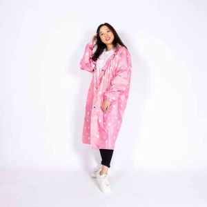 JAS HUJAN WANITA KOREA MANTEL HUJAN PEREMPUAN DEWASA RAINCOAT GIRL JAKET GUNUNG IMPORT P105