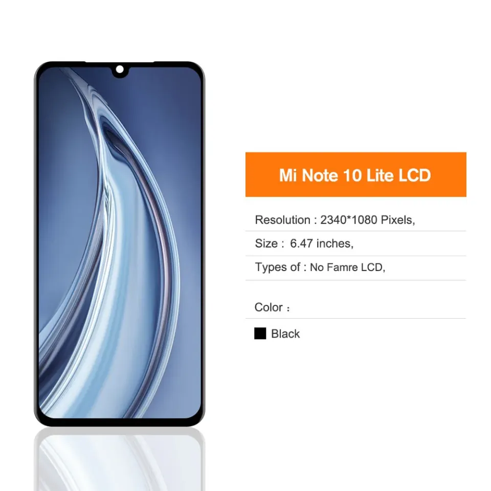 well For Xiaomi Mi Note 10 Lite M2002F4LG M1910F4G LCD