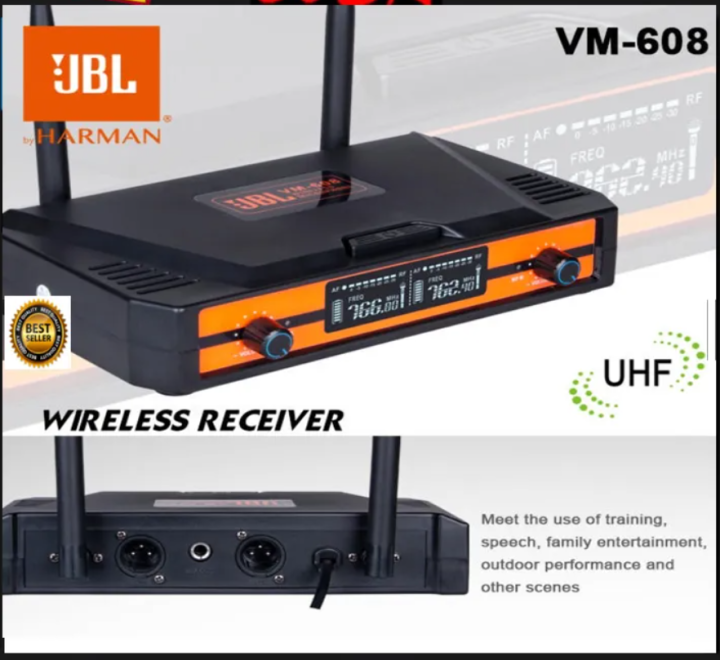 Harman Wireless Microphone VM-608 Wireless Microphone UHF20m Receiving ...