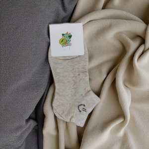 X6 Kaus Kaki Wanita Fashion Cute Pendek Motif Smile Bahan Premium