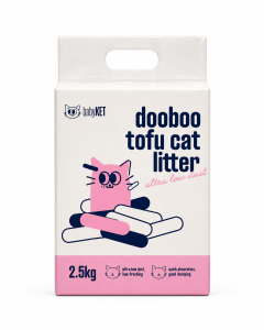 babyKET Dooboo Tofu Cat Litter 2.5kg | Ultra Low Dust | Low Tracking