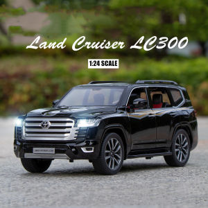 [MagicT] Xe Mô Hình Hợp Kim Kẽm Toyota Land Cruiser LC300 Tỷ Lệ 1:24 Có Đèn & Âm Thanh & Hiệu Ứng Kéo Lùi Quà Tặng Đúc Khuôn Bộ Sưu Tập Đồ Chơi Cho Bé Trai