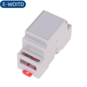 E-WOITD  1PC Din Rail PLC Hộp nối nhựa điện tử hộp dự án trường hợp 4 màu sắc 88x37x59mm 35-Rail gắn cụ nhà ở