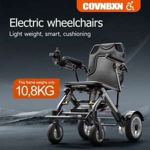KANBEIO 20AH Folding Electric Wheelchair | Long Range & Lightweight | Manual/Electric Modes | MY Warehouse Stock