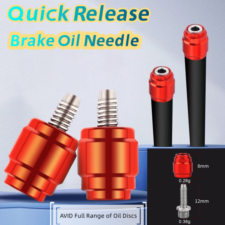 Sjv Simaers Oil Needle Hydraulic Brake Olive Needle Kit Quick Release