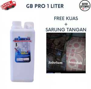 GLISBERS - GB PRO 1000ML PEMBERSIH KERAK/ KERAMIK/ PORSELEN/ KAMAR MANDI/ TOILET/ WC/ CLOSET/ PEMBERSIH KERAK LANTAI/ WASTAFEL