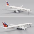 Metal Aircraft Model 20Cm 1:400 Philippine Air Boeing777 Metal Replica With Landing Gear Alloy Material Aviation Simulation Gift. 