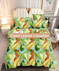 4 Inches Foam Cover for Mattress Foams - Canadian Cotton (3 Sides Zipper)