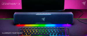 Razer Leviathan V2 | Leviathan V2 X Gaming Soundbar with Subwoofer Speaker THX Spatial Chroma RGB (RZ05-03920100-R3G1)