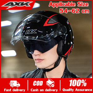 ✅ICC Certification✅AXK 801 Double Miorr Motorcycle Falf Face Helmet Motorcycle Helmet Motorcycle Half Face Helmet Helmet Full Face For Men And Women Double Glazed Lenses Removable Inner Lining Full Face Helmet Helmet Sale Low Price