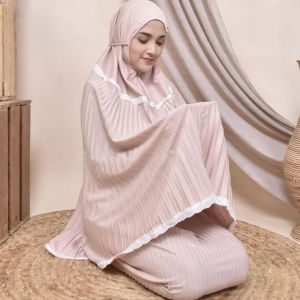 Mukena Plisket Renda Ukuran Dewasa