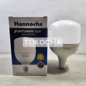 Lampu LED Bohlam Capsul Fortuner 45w 45watt Hannochs Cahaya Putih