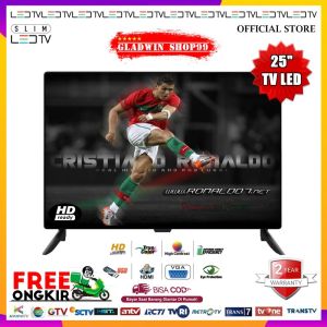 TV LED 25 FULL LAYAR DIGITAL SUPPORT HDMI VGA AV DAN USB GARANSI 1 TAHUN RESMI
