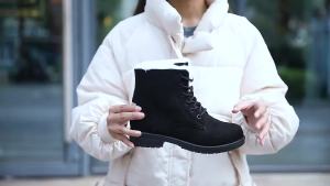 Ống Giày Nữ Tuyết Giày Bằng Phẳng Dành Cho Nữ Giày Nền Tảng Giày Nữ Lông Giữ Ấm Giày Nữ Mới Mùa Đông Giày Nữ Botas Mujer