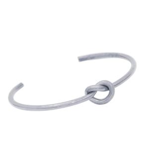 Fashionable Open Knot Bangle In Gold Suitable for Trendy Women Who Love Unique Fashion Accessories Daily Casual Use