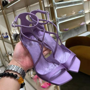 2026 Summer New Brand Patent Leather Women Gladiator Sandals Fashion Square Toe Stiletto High Heels Party Dress Shoes Sandalias2026