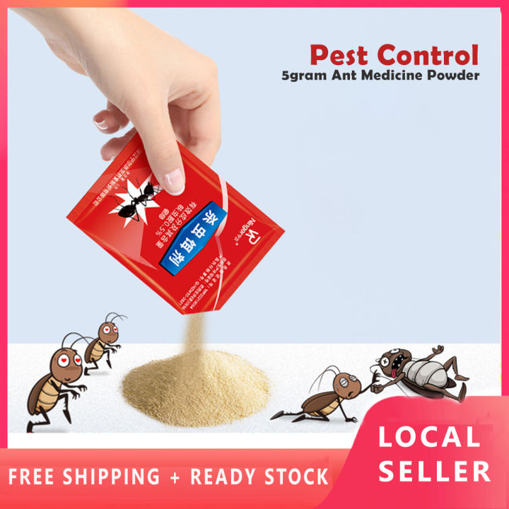 life hack【蚂蚁净】 5gram Ant Medicine Powder MAYIJING Ants Poison Cockroach ...