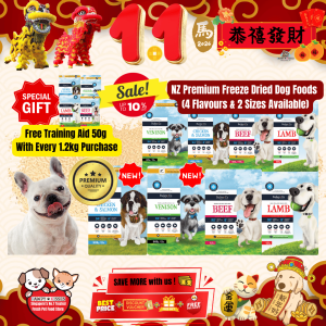 1.1 New Year SALE [15% OFF]Bailey + Co New Zealand Freeze Dried Raw Dog Food | Pawpy Kisses
