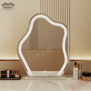 [SG Seller] Desktop cloud makeup mirror table type led mirror vanity bedroom smart vanity mirror