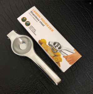 Stainless Steel Lemon Squeezer Manual Citrus Juicer Hand Press Lime Orange Fruit Extractor Easy Clean Kitchen Tool For Home Bar Drinks
