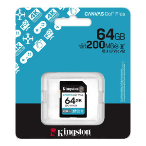 Kingston Canvas Go! Plus (Gen 4) SD memory card - Canvas Go Plus | for DSLRs mirrorless cameras and 4K video [64GB/128GB/256GB/512GB]