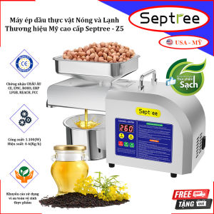 Máy ép dầu thực vật Nóng và Lạnh dùng trong gia đình. Thương hiệu Mỹ cao cấp Septree - Z5. Hàng chính hãng