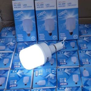 LAMPU EMERGENCY 28 WATT TERDAPAT SENSOR JIKA DI SETUH PAKE TANGAN OTOMATIS NYALA