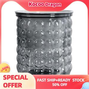 Kocoo Mini Self Watering Flower Pot Fish Tank Transparent Plastic Plant Pots Self Watering Planter Pot Vase For Home Decoration