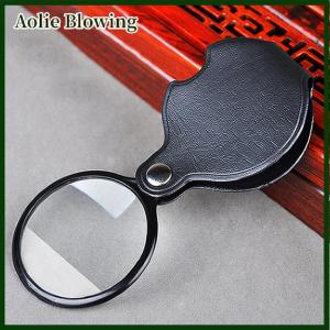 Aolie Pocket Mini 5X50mm Folding Jewelry Magnifier Magnifying Eye Glass Loupe Lens