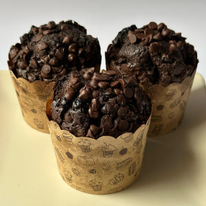 Kue Muffin Coklat Dan Brownies Cup 4 Rasa  Ukuran 7x16cm RINSBAKED