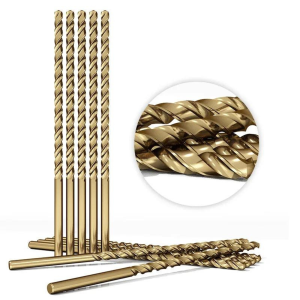 MATA BOR HSS CO - LONG COBALT M35 MATA BOR PANJANG BOR BESI BAJA 2 - 10 MM TWIST DRILL BITS