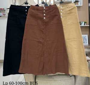 ROK KANCING DEPAN BAHAN SOFT JEANS IMPORT