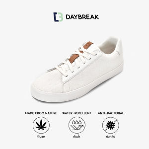 DAYBREAK Viride-Ninety รองเท้าผ้าใบ เส้นใยกัญชง ผู้ชาย ผู้หญิง สีขาว