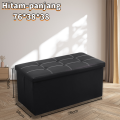sofa Storage box/kursi box penyimpanan/dapat dilipat kursi organizer/Kotak Penyimpanan Serbaguna. 