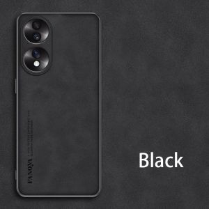 Casing For Honor 90 90Lite 70 Pro Honor90 Honor70 90Pro 5G 2023 Solid Color Luxury Matte Leather Camera Protecting Soft Silicone Shockproof Phone Case Skin Texture Casing Back Cover
