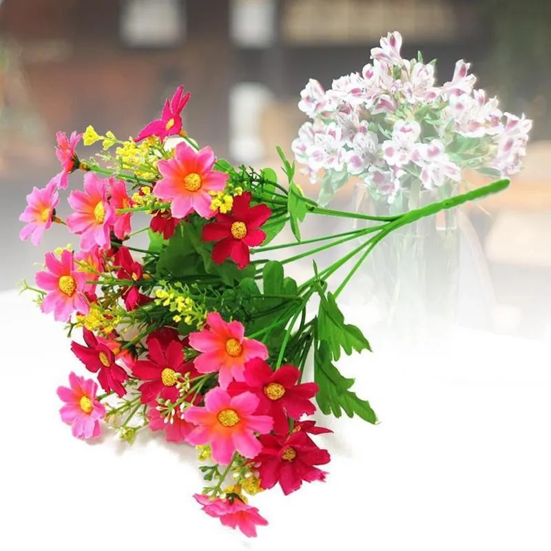 Hoa giả 7-ngã Ba 28 nhảy phong lan hoa cúc trang trí ngoài trời hoa giả  daisy hoa lụa nhảy múa hoa cúc hoa nhựa trang trí nhà - Lazada | Lazada.vn