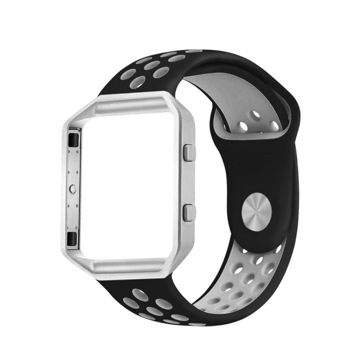 Fitbit Blaze Straps with Frame, Replacement Bands with Metal