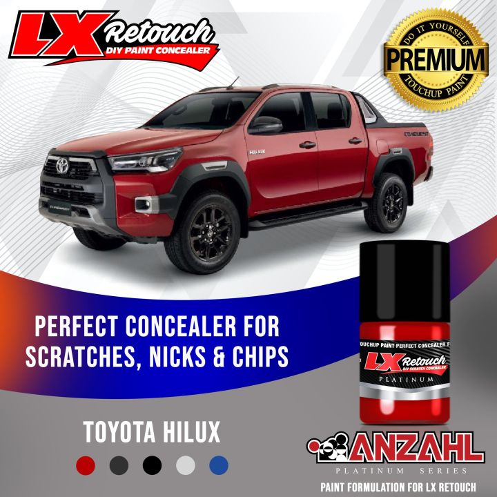 HILUX] TOUCH UP PAINT 10ML LX RETOUCH ANZAHL URETHANE PAINT AUTOMOTIVE  PAINT FIX CONCEALER FOR TOYOTA HILUX | Lazada PH