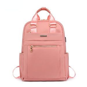 MINGKE Túi Đựng Máy Tính Xách Tay Ba Lô 15.6 Inch Cặp Đi Học Cho Nữ USB Chống Nước Chống Sốc Sức Chứa Lớn Học Sinh