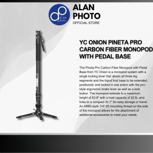 YC Onion Pineta Pro Carbon Fiber Monopod with Pedal Base [MQP162]