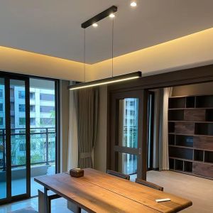 LED ceiling light restaurant chandelier modern simple kitchen pendant lights bar desk dining table lamp bar island dining room chandelier