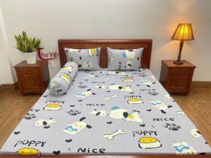 [Loại 1 ] Áo bọc nệm 2 mặt có khóa kéo thun lạnh cao cấp/ áo bảo vệ nệm