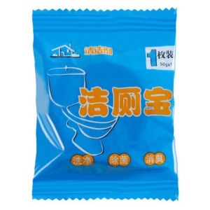 ก้อนฟ้าดับกลิ่นฆ่าเชื้อโรค ก้อนสีฟ้าใส่ชักโครก ก้อนดับกลิ่นชักโครก สำหรับใส่ในถังน้ำ (1 แพ็ค10 ชิ้น) พร้อมส่ง