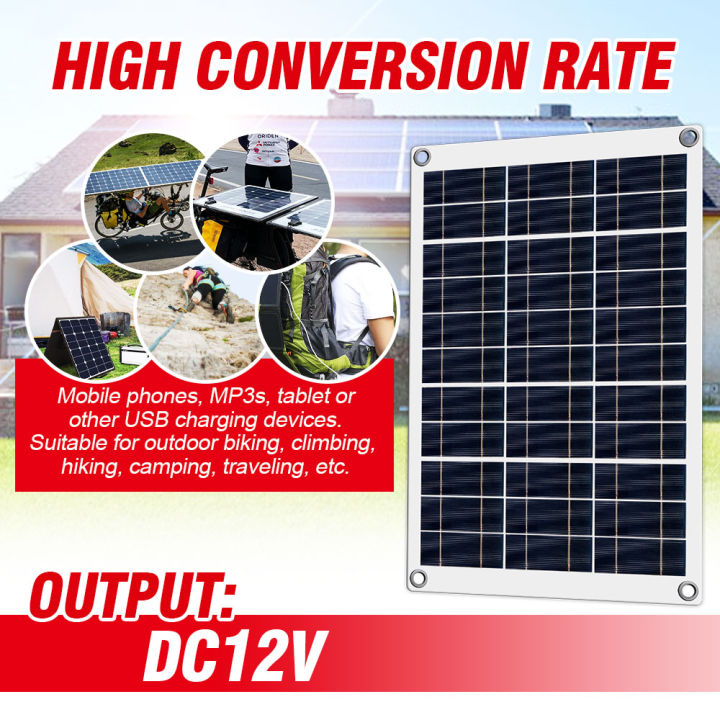 🔥สต๊อกกรุงเทพ🔥แผงโซล่าเซลล์12v ยูเอสบี คู่ ชุดขับเคลื่อนแผงโซลาร์เซลล์ ...