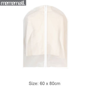 Garment Bags Clothes Covers Protecting Dusts for Storage Plastic Hanging Dress Bag Gowns Long with Zipper Closet