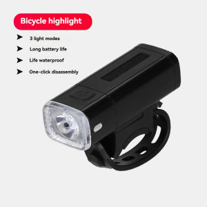 Bright Bicycle Light T6 LED Front USB Rechargeable MTB Mountain Bicycle Lamp 100LM Bike Headlight Flashlight Cycling Scooter